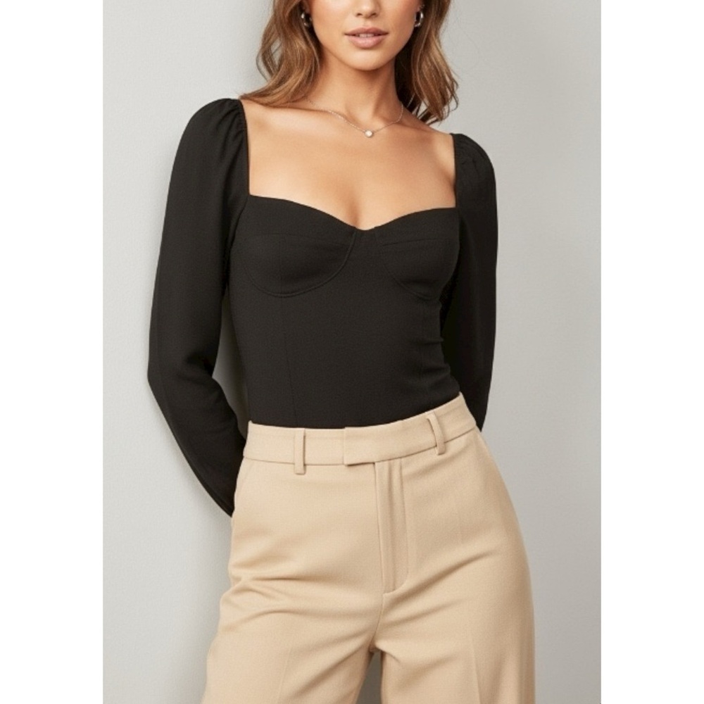 REFORMATION Reign Top, Black,12 (US)